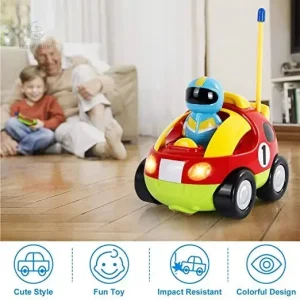 Voiture RC colorée pour le divertissement des tout-petits