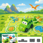 Circuit de train interactif pour le développement des enfants