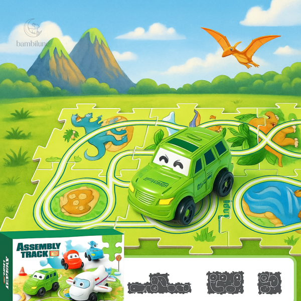 Circuit de train interactif pour le développement des enfants