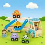 Jouet en bois CargoMatch adapté aux enfants de 3 à 4 ans