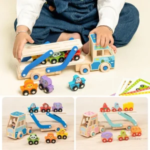 CargoMatch : jouet en bois pour l'imagination des tout-petits