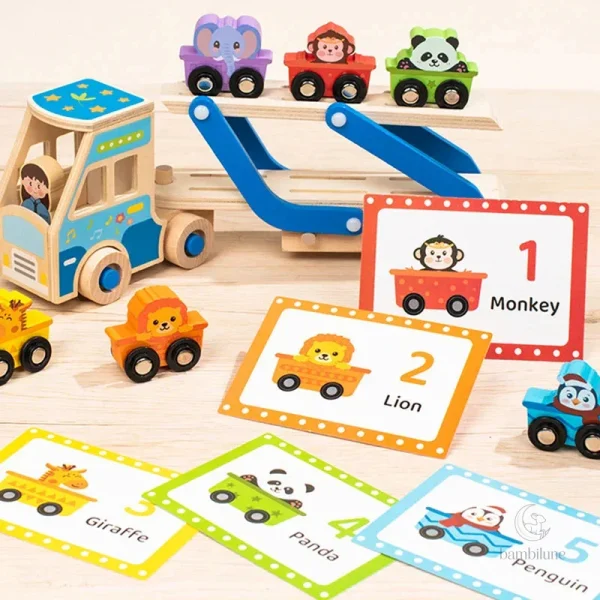 CargoMatch : jouet en bois idéal pour les jeunes enfants