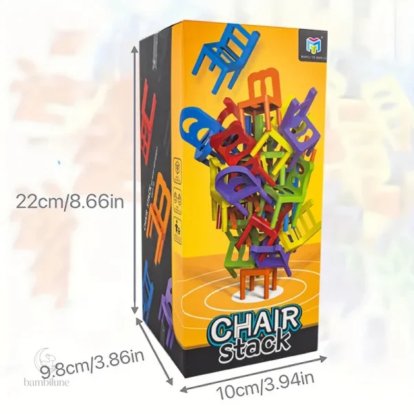 Chaises colorées pour un apprentissage amusant et engageant
