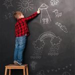 ChalkWall, surface d'écriture pour enfants de 3 à 4 ans