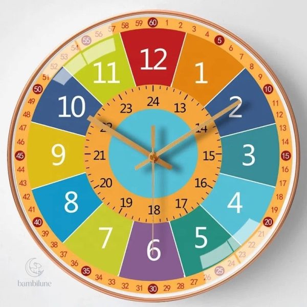 Horloge apprise pour développer l'autonomie des enfants