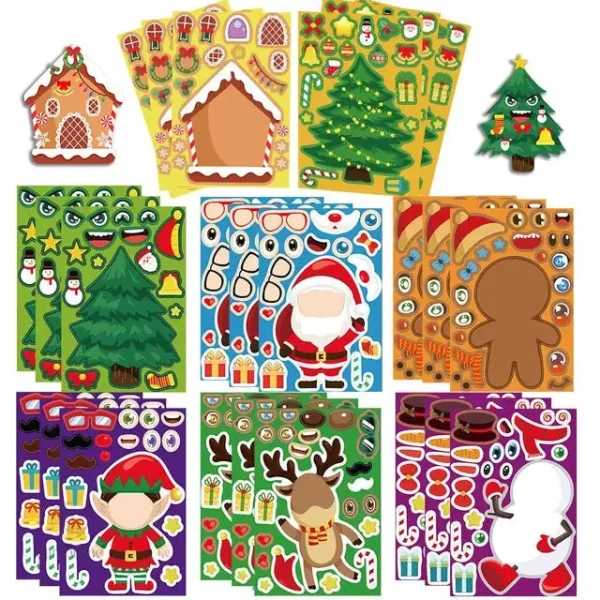 Set d'autocollants de Noël pour un Noël magique