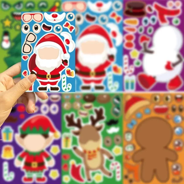 Jouets de Noël : stickerset pour enfants créatifs