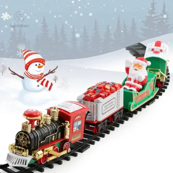 Décoration de Noël - Train miniature à thème hivernal