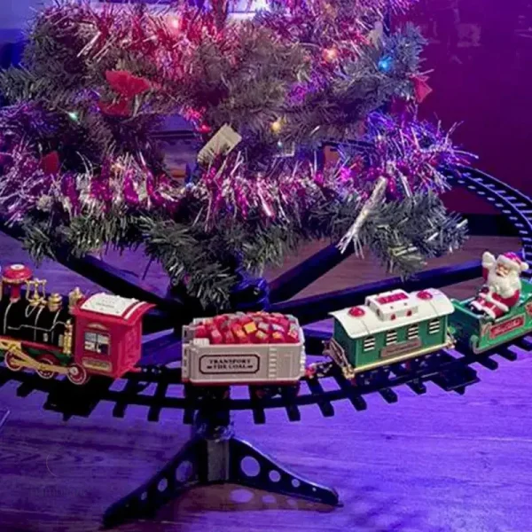 Accessoire de Noël - Train joyeux pour ambiance festive