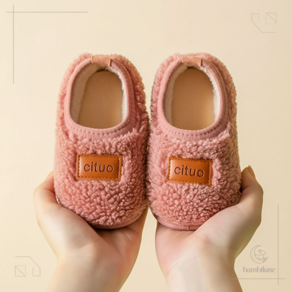 Cituo – Chaussons en peluche pour un maximum de chaleur