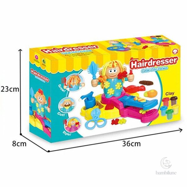 Jouet de coiffure en pâte pour enfants de 3 à 4 ans
