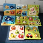 Jeu éducatif en bois pour enfants de 1 à 2 ans