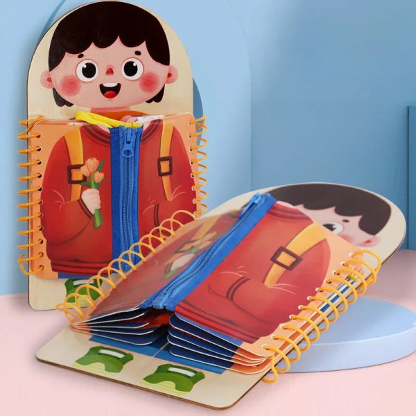 ClothesBook™ - Jeu d'habillage pour enfants de 3 à 4 ans