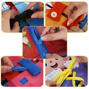 Livre-puzzle éducatif pour développer l'autonomie des petits