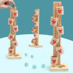 Piste à billes clown pour apprendre en s'amusant