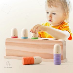 Color Spring – Jouets sensoriels en bois pour bébés