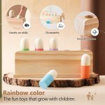 Jouets éducatifs en bois pour l'éveil des bébés