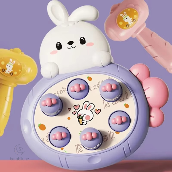 Marteau coloré pour un jeu interactif et éducatif