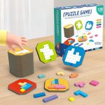 Puzzle Tangram coloré - Créativité et apprentissage ludique