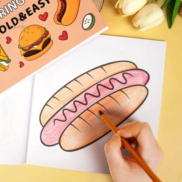 Livre de coloriage adapté aux jeunes enfants
