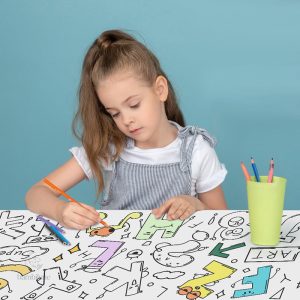 Coloriage géant pour stimuler la créativité des tout-petits