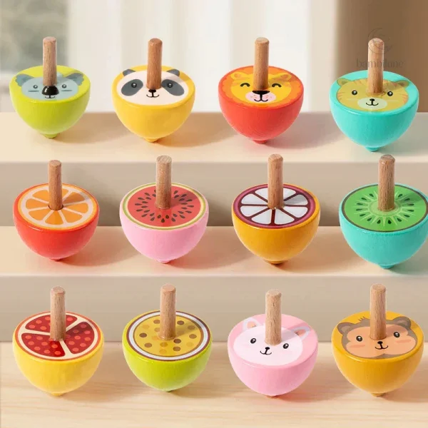 ColorSpin – Fidget en bois ludique pour enfants