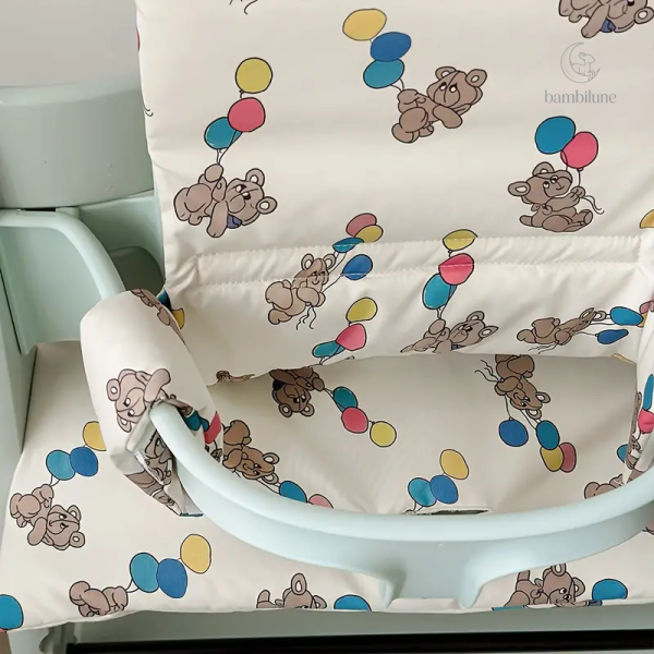Coussin résistant pour chaise haute, idéal pour les repas