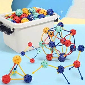 Perles en PVC flexible pour blocs de construction géométriques