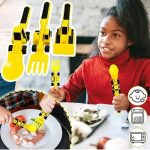 Ensemble de couverts créatifs pour repas sans grincements