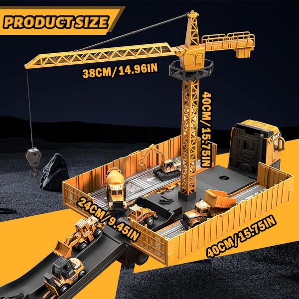 Set de jeu éducatif ConstructoKids, camion de construction