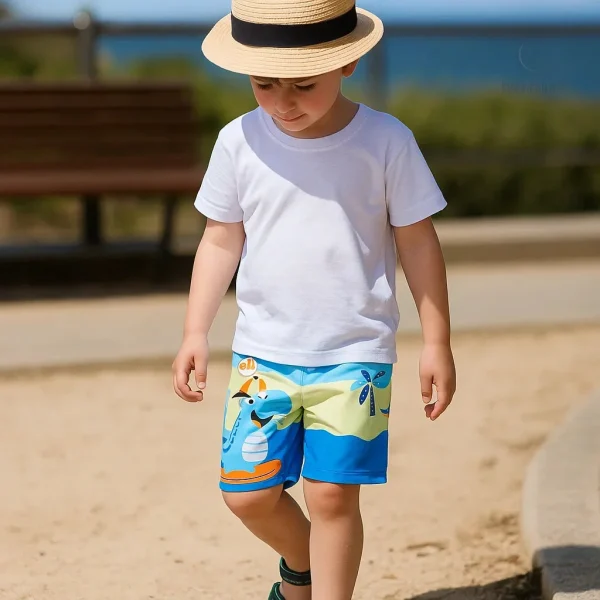 Maillot de bain ajusté pour enfants, confort estival