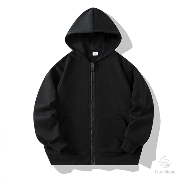 Sweat zippé avec capuche pour enfants