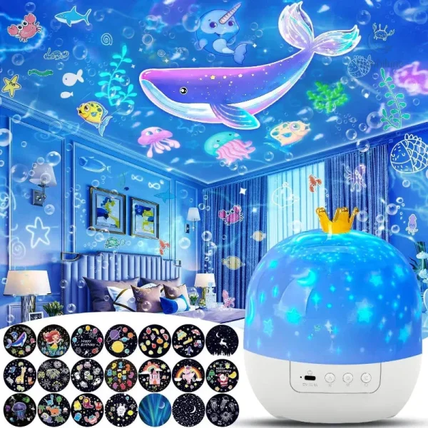 Lampe de nuit avec effets lumineux captivants