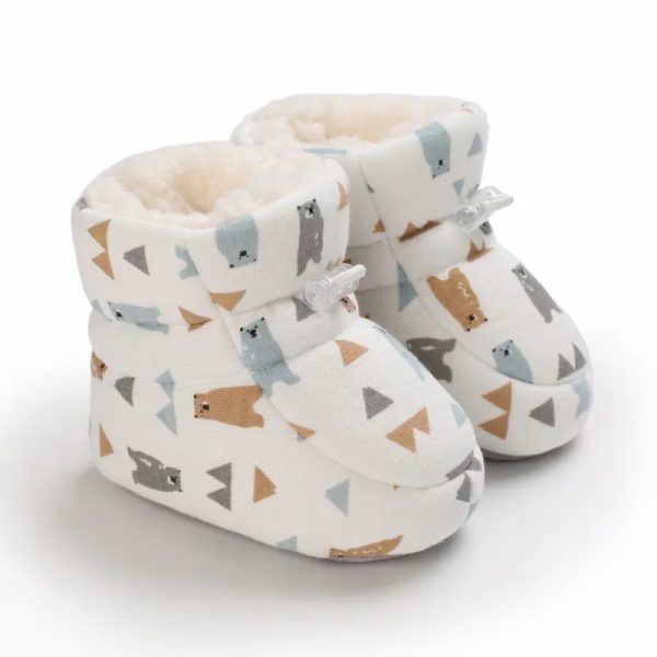 Chaussons d'hiver doux et chauds pour bébés