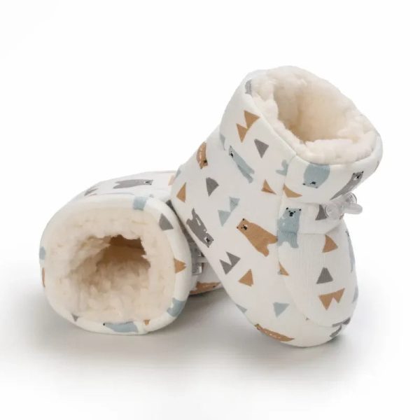 Chaussons pour bébés, garde les pieds au chaud