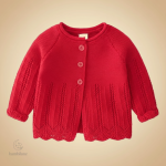Cardigan CozyCub pour l'école ou les loisirs