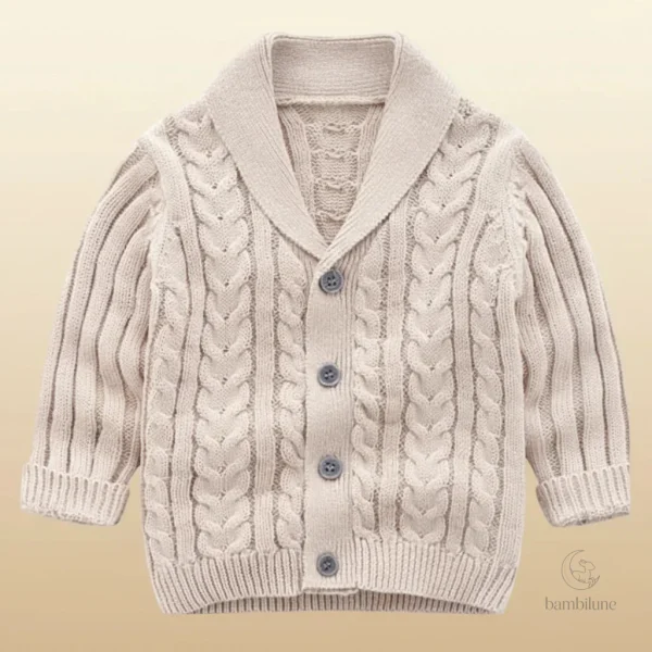 Cardigan tricoté tendance pour les jeunes