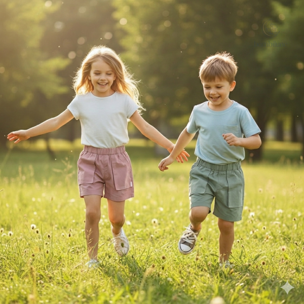 Shorts CozyMove pour enfants, doux et libres en mouvement
