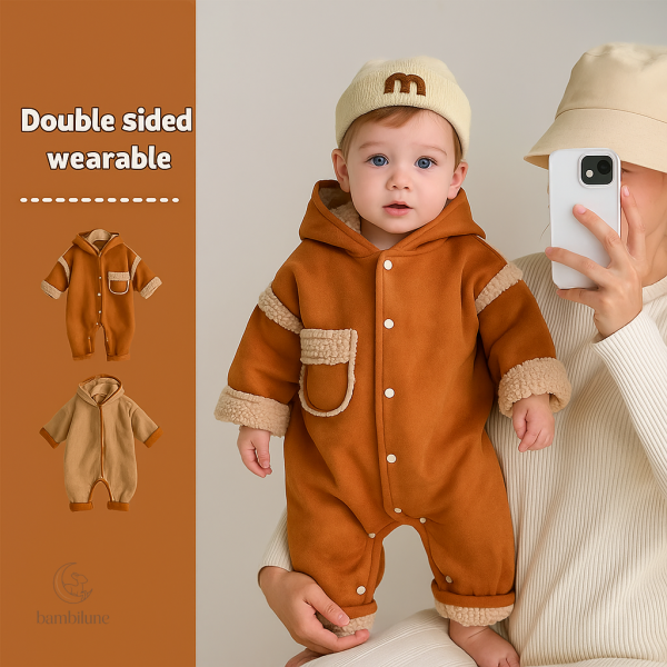 Combinaison chaude et tendance pour enfants