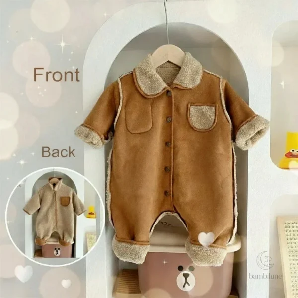 Tenue d'hiver pratique avec capuche pour enfants