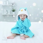Peignoir avec motif animalier pour l'automne et l'hiver