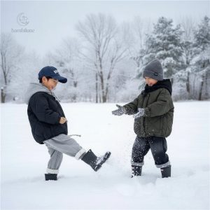 CozyShield – Veste à capuche matelassée pour enfants