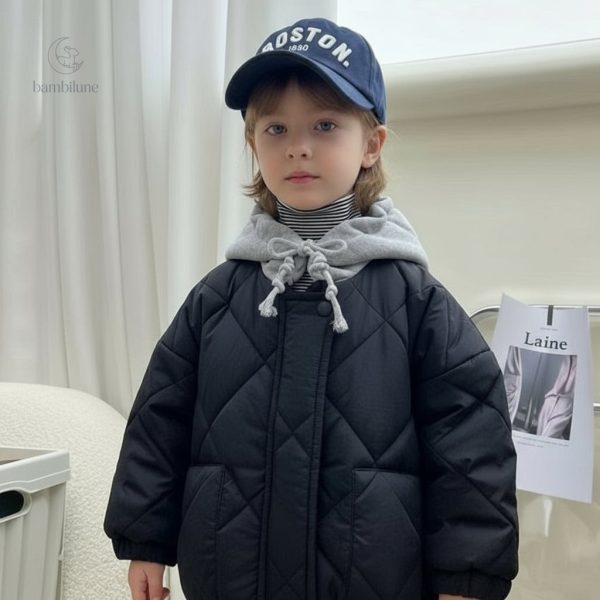 Veste matelassée chaude et robuste pour l'hiver
