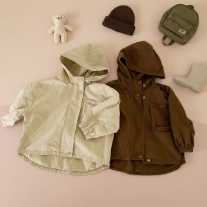 Parka confortable pour enfants, coupe-vent CozyShield
