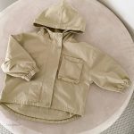 Parka résistante au vent pour enfants, idéale pour l'automne