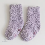 Chaussettes en polaire pour enfants, confort hivernal