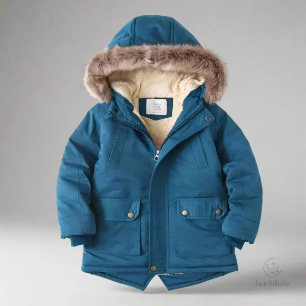 Parka d'hiver pour enfants, confort et style réunis