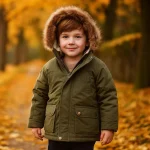 Parka chaude pour enfants, idéale pour l'hiver