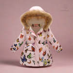 Manteau d'hiver pour enfants, design moderne