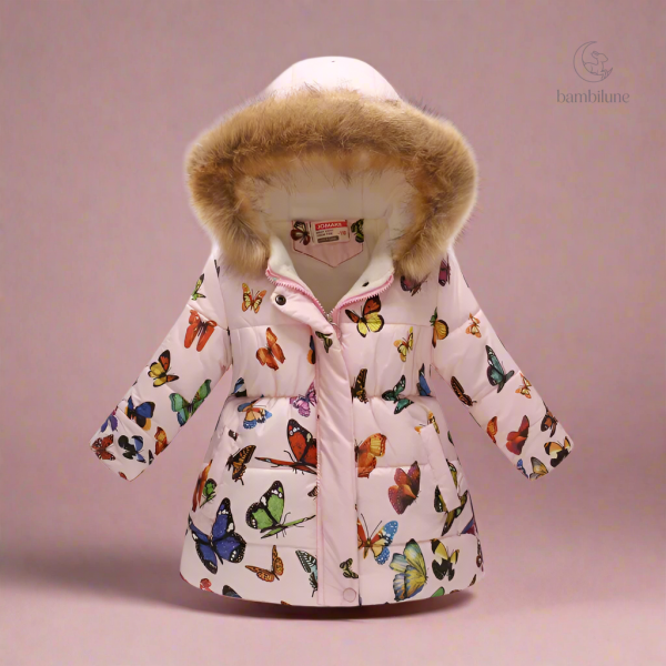 Manteau d'hiver pour enfants, design moderne